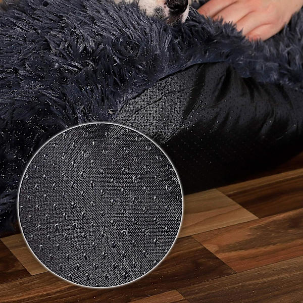 Rund Hundekurv Kattepude Donut Kurv Ø 60 cm Ekstern