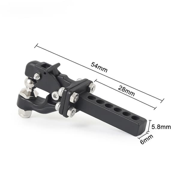 RC Trailer Hitch RC Trailer Hook Træktræk RC Tilbehør til 1:10 R