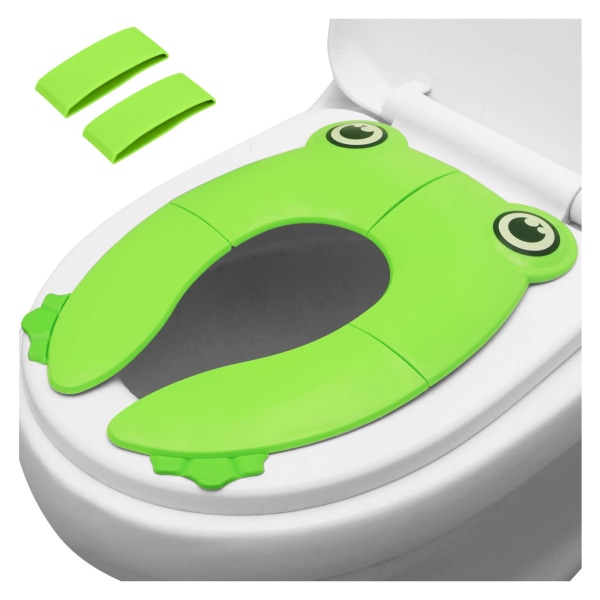1 Frog bärbar toalettstol i silikon för småbarn, pojkar och flickor