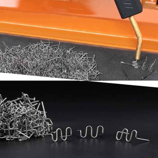 Metalliske termiske stifter, 600 termisk sveisede stifter, plast