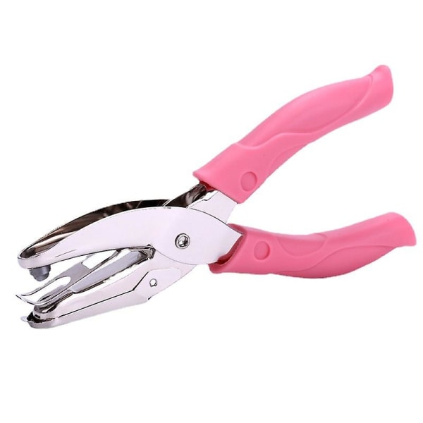 Handheld Hole Punch, Metal Paper Puncher Single Hole Punch Pliers with Soft Grip,Multiple Sheet Capacity Hole Paper Punch for Home Office School DIY C