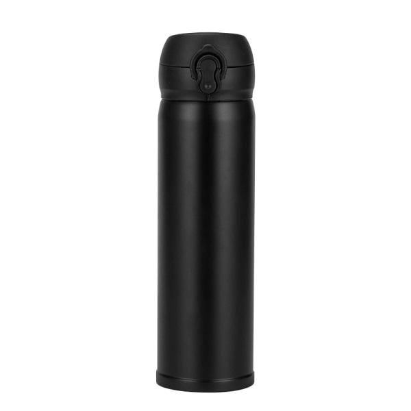 En sort termos 500ml, rustfrit stål 304, ultralet