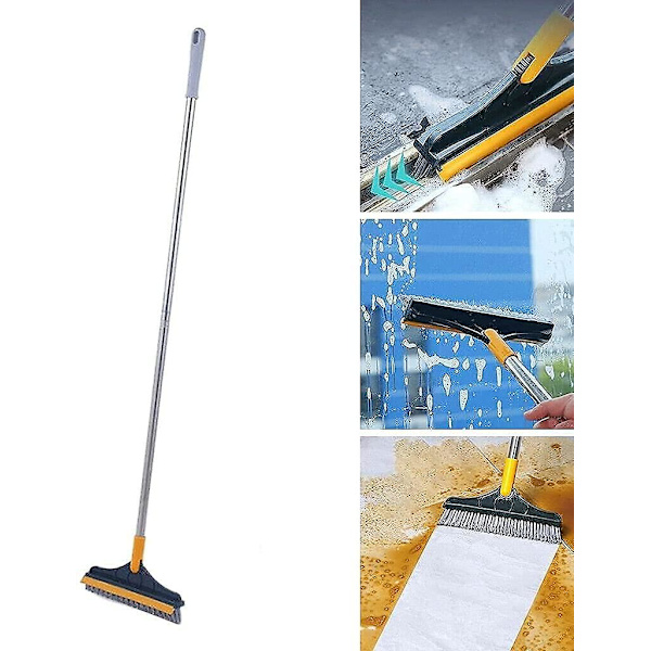 2-in-1 Lattiaharja Pitkällä Varrella ja Pyörivällä Päällä