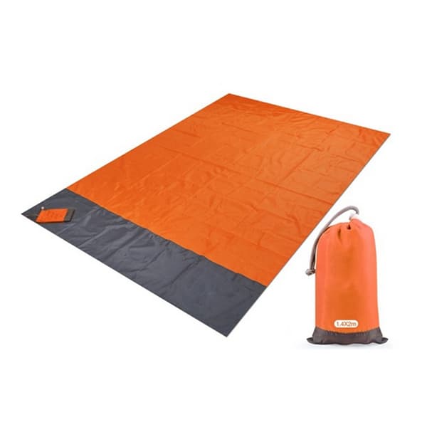 Strandfilt, 200*210cm Vattentät Sandpicknickfilt, Lätt