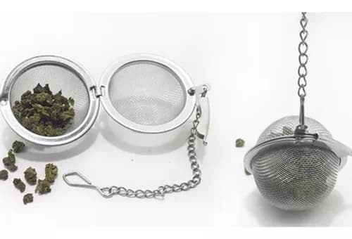 Teinfuser i rostfritt stål med nät