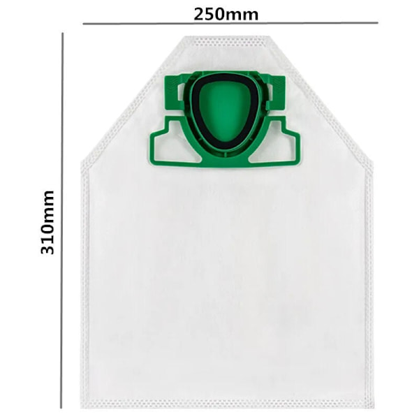 6 Mikrofiberdammsugarpåsar Kompatibla med Vorwerk Kobold VK200 FP