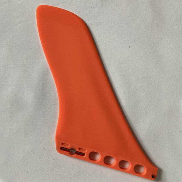 1 stk 2. generasjons formet SUP-brett halefinne pvc oransje avleder