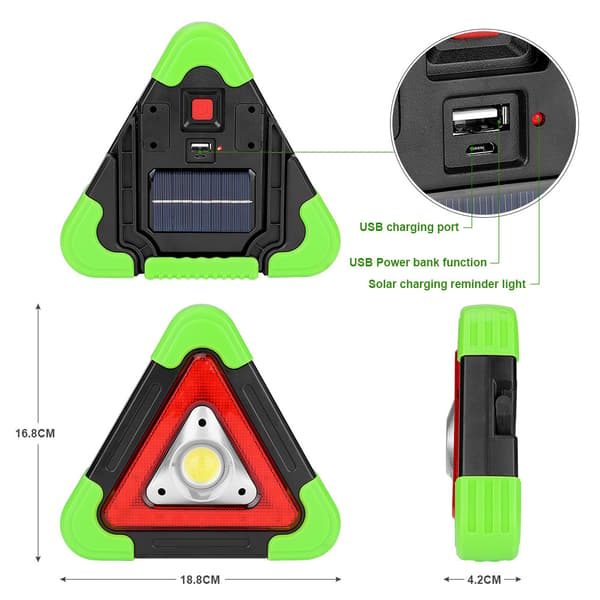 1 stk. trafikadvarselslys konstruktion signallys