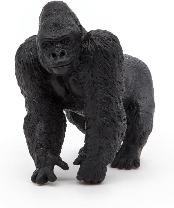 Håndmalt - Figur - Villdyrenes Rike - Gorilla - 50034 - Samleobjekt - for Barn - Passer for Gutter og Jenter