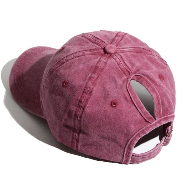 Baseballcaps, slitt og vasket, justerbar