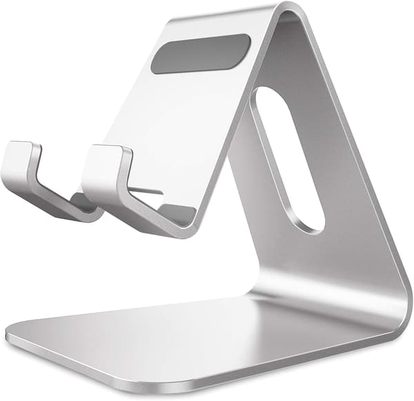 Telefonhållare, Vagga Aluminium Skrivbordsställ