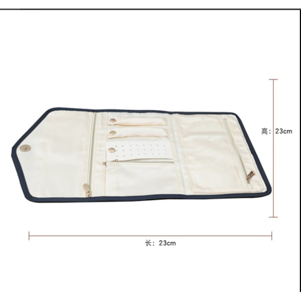 Smykkeruller, Reise Smykkeorganisator, Foldbar Oppbevaringspose for