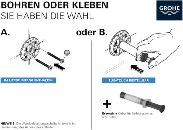 Handduksstång, Krom