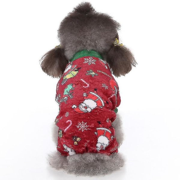 Dog Pajamas Winter Clothes Christmas Warm Dog Sweater Soft Cold