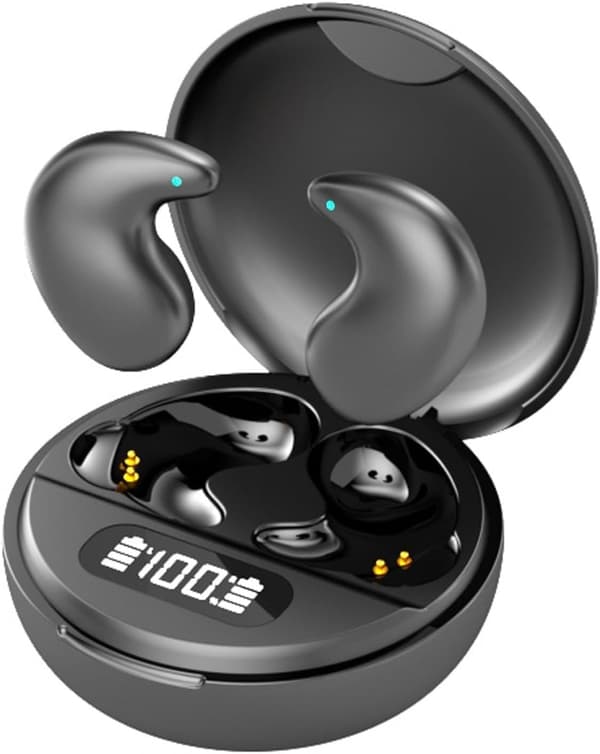 YYK790 Trådløse Bluetooth In-Ear Søvnørepropper, Minste Mini Ørepropper for Sidesovere