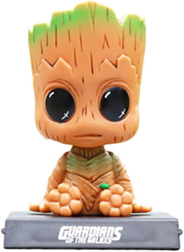 Søt bil dashbord bobblehead-dukke, superhelt A