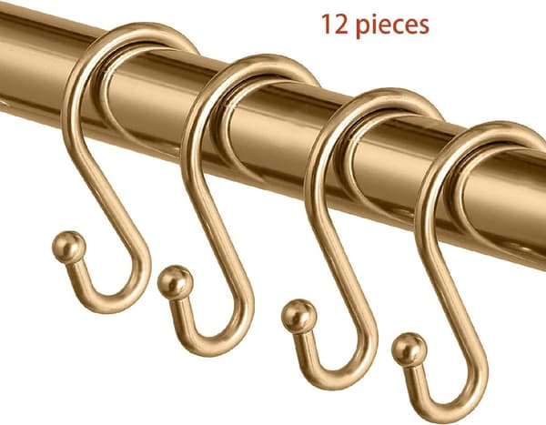 Metallduschsäkring, 12-pack, Rostfri S-form