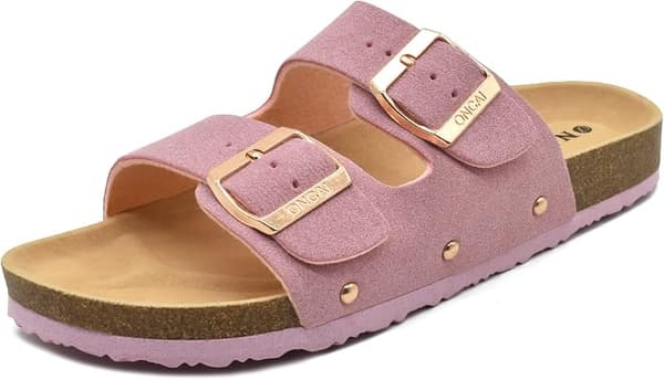 Suede Mule Sandaler for Kvinner Plattform Kork Tøfler