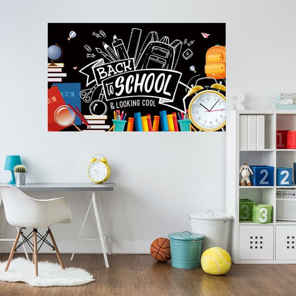 Velkommen Tilbage Til Skolen Banner, 180.3 x 109.2 cm, Første Dag I