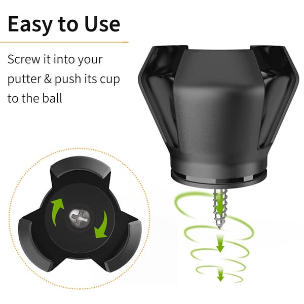 Golf Hound Grab Putter - Bärbar grepp med sugkopp