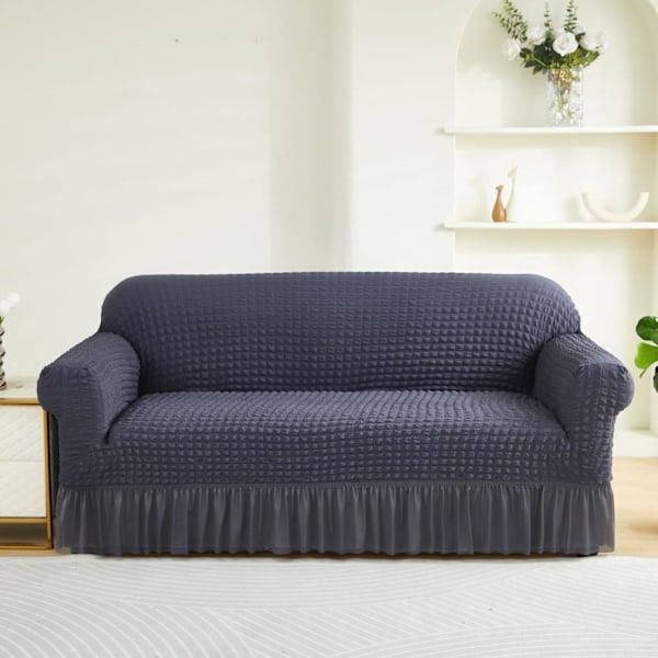 Elastisk seksjonssofadekning, nyeste jacquarddesign, høyelastiske sofatrekk, for to personer