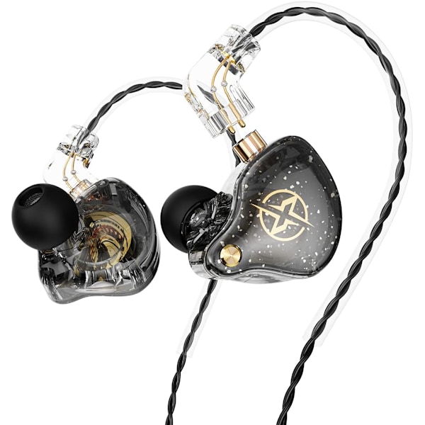 Trådbundna hörlurar, Colorful Hybrid In-Ear-monitorer, HiFi-hörlurar med djup bas