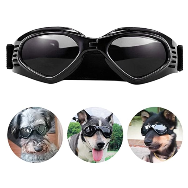 Hundsolglasögon - Justerbar UV-solglasögonrem - Vattentät