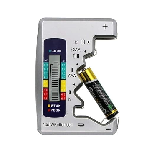 Batteritest Digital Display Batteriniveau Detektor #5 #7 9V