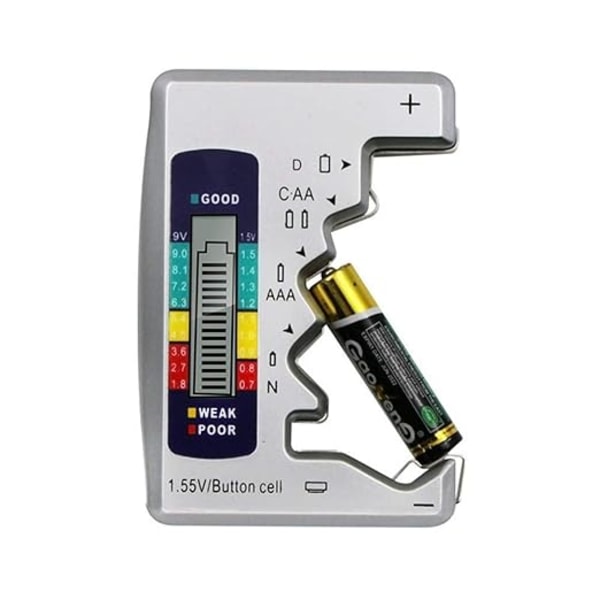 Batteritestare Digital Display Batterinivådetektor #5 #7 9V