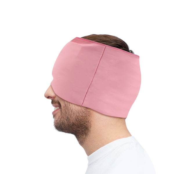 1 stycke rosa ishuvudvärkslindrande gelögonmask kall terapi mask
