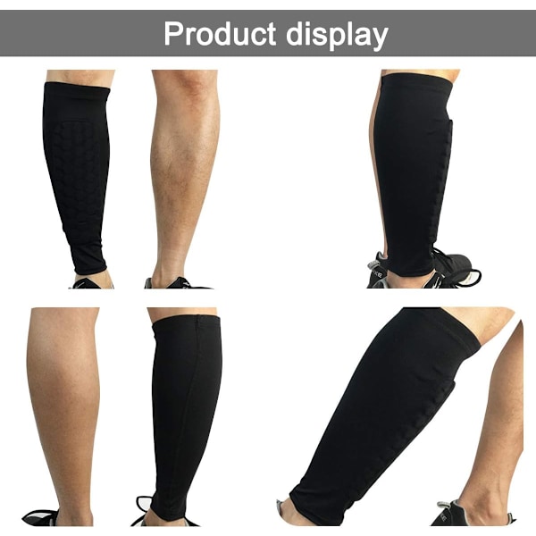 1 Pari Jalkapallo Shin Guard -Sukkia, Suojaa Jalkaa, Hengittävä Shin