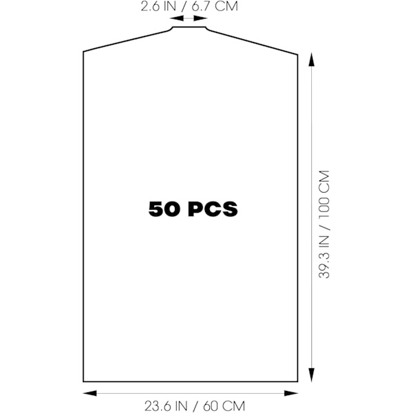 50 kpl 60cm x 100cm Erityiset Kuivapesun Kertakäyttöiset Vaatteet