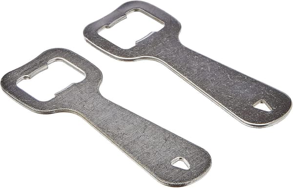 Dcapsuleur plat - 2 PC, hopea, 10 x 5 x 1 cm