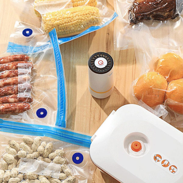 1 Styck (Vit) Vakuumförpackningsmaskin, Hög Effektivitet Vakuum