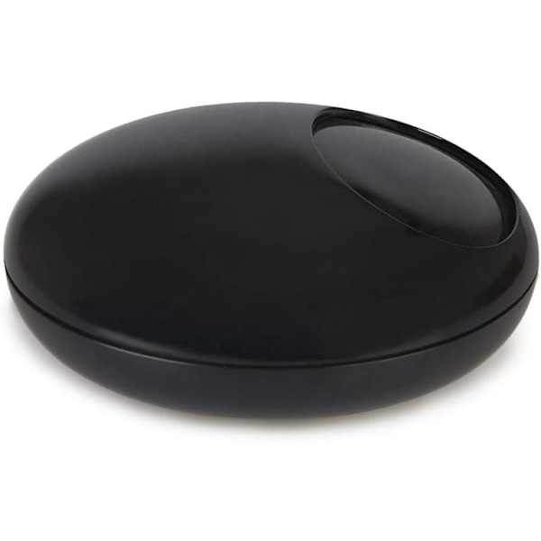 Pebble askkopp med lock (Svart)