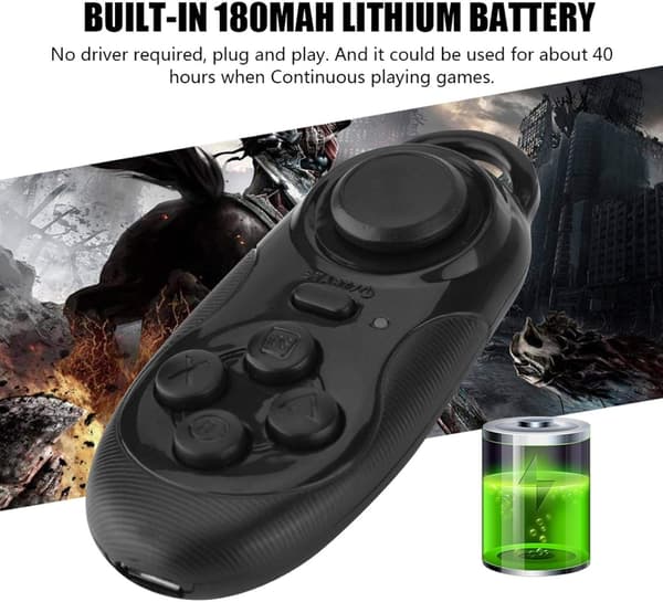 Mini Bærbar Multifunktionel Trådløs Bluetooth 3.0 Gamepad Sel