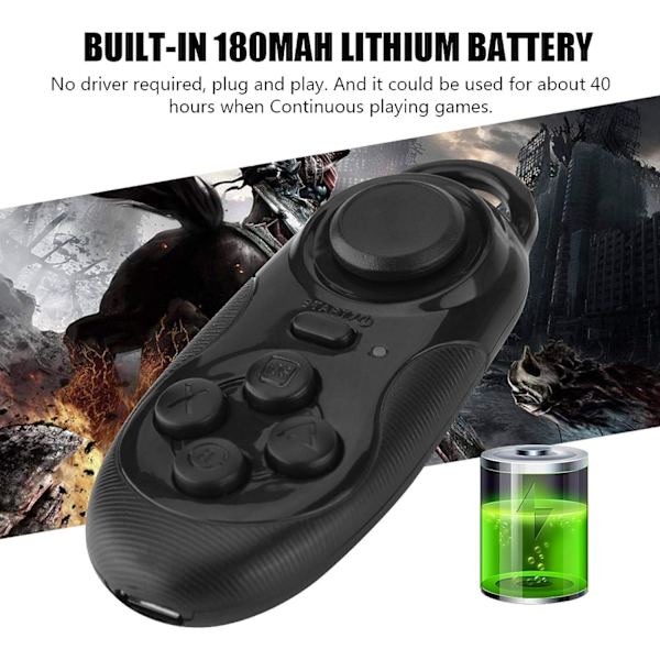 Mini Bärbar Multifunktionell Trådlös Bluetooth 3.0 Spelkontroll Sel