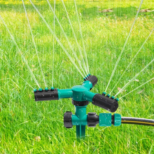 1 stk (gul) Hagevannsprinkler, Automatisk vanningssystem