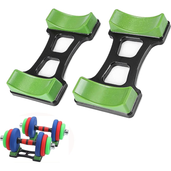 2 stk. Gulv Dumbbell Beslag, Dumbbell Holder, Anti-Slid