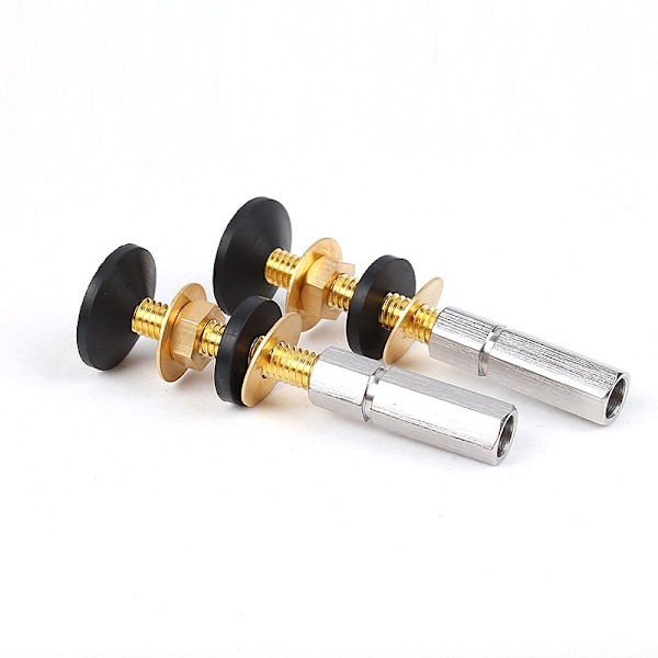 2-delt Universal Toiletbræt Bolt Sæt, Heavy Duty Solid Messing