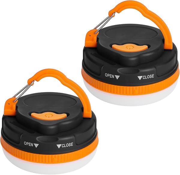 Batteridriven Campinglampa [2-pack] Campinglykta med