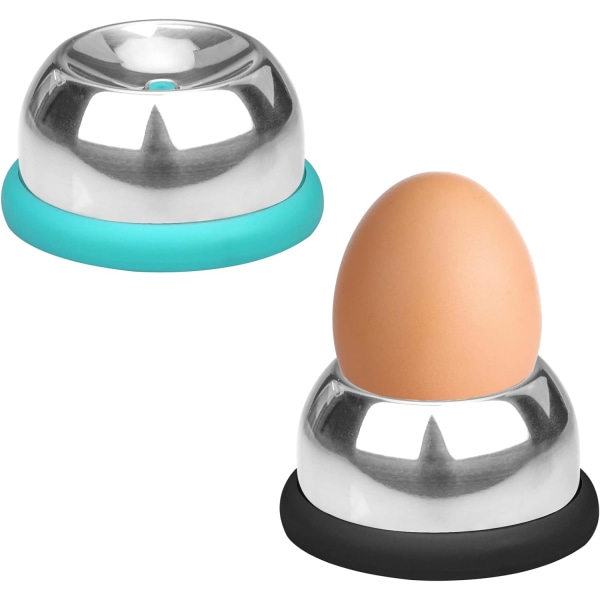 2 stk Egg-gjennomborer, Rustfritt Stål Eggpresse, Egg-gjennomborer