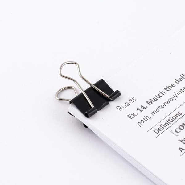 Pakke med 40 binders - 19 mm - Eske med multifunksjonelle binders