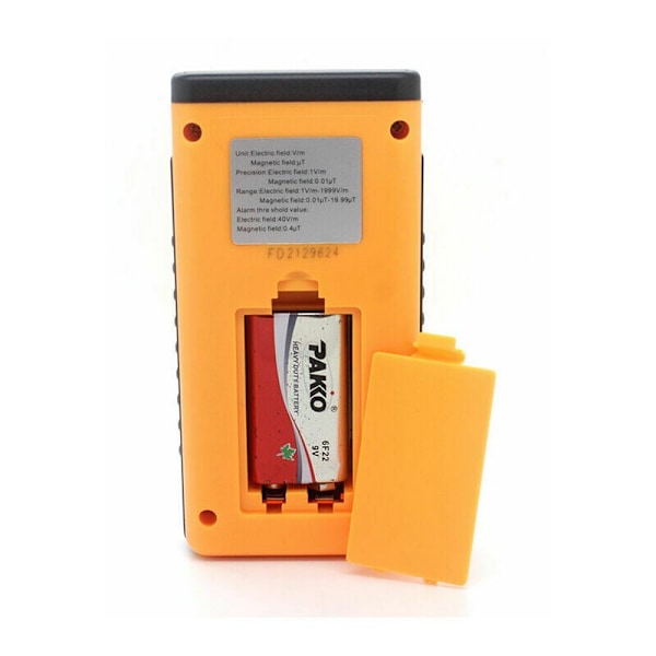 Elektromagnetisk strålingsdetektor, EMF-måler elektromagnetisk feltstrålingsdetektor Dosimeter GM3120 Digital LCD-tester Tester,63.631125.8（mm）