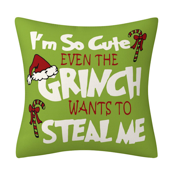 Grinch Jul Kuddfodral Heminredning