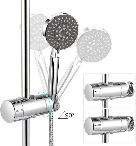 Utskiftbar håndholdt dusjholder 19-25MM diameter justerbar