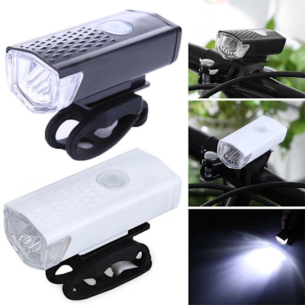 Pyörävalo USB-ladattava LED-pyörävalo Etu- ja takapyörä