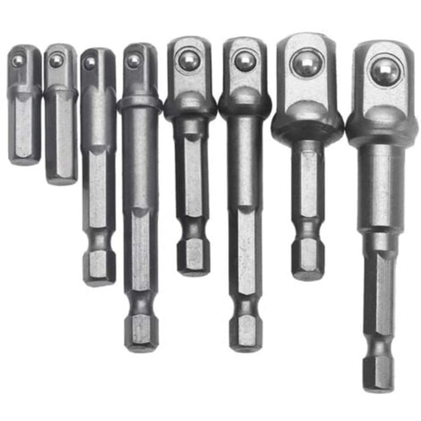 8 kappaletta 1/4\" 3/8\" 1/2\" magneettista pidikkeen ruuvimeisseliä jatkopala