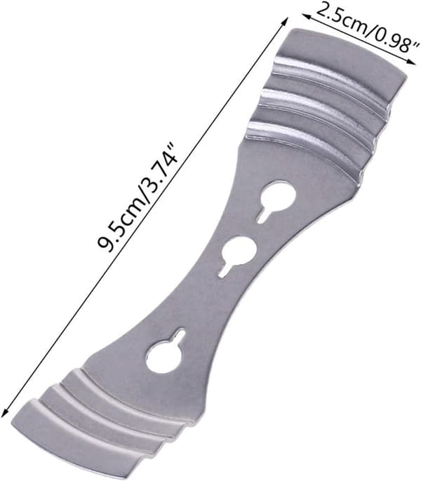 12 stk. Lys Metallklips Lysvekeholder, Senterlys