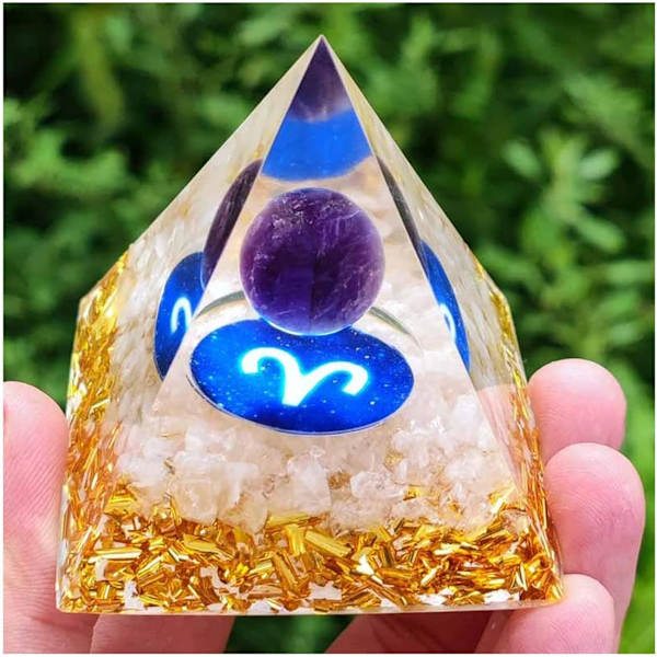 1 st (Väduren) Pyramid Konstellation Kvarts Kristall Energi Generator